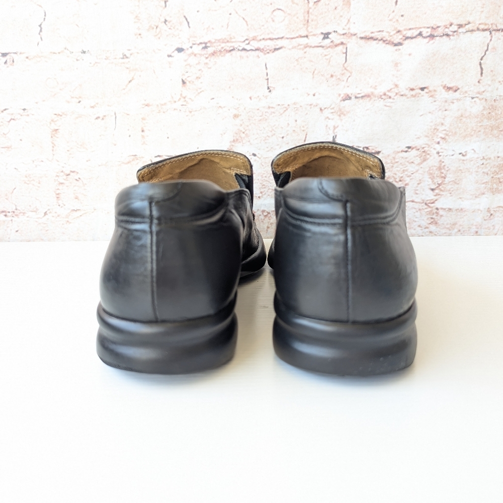 Bally Black Leather Loafers with Square Toe - Picture 6 of 12